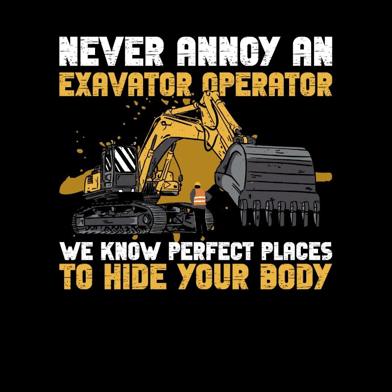 Bagger Baggerführer Baggerfahrer