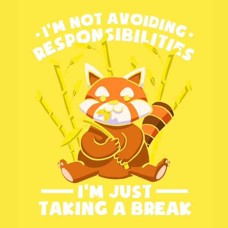 Taking A Break Red Panda