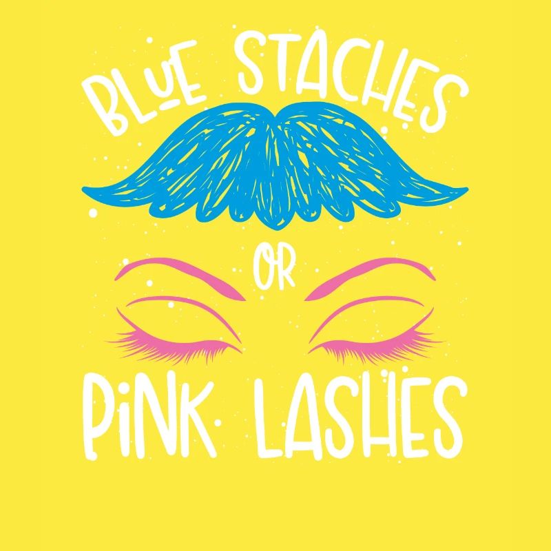 Blaue Stäbe Oder Rosa Wimpern