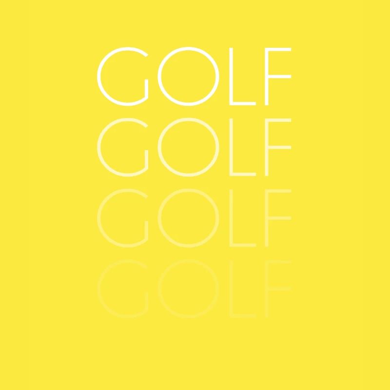 Lettrage de golf