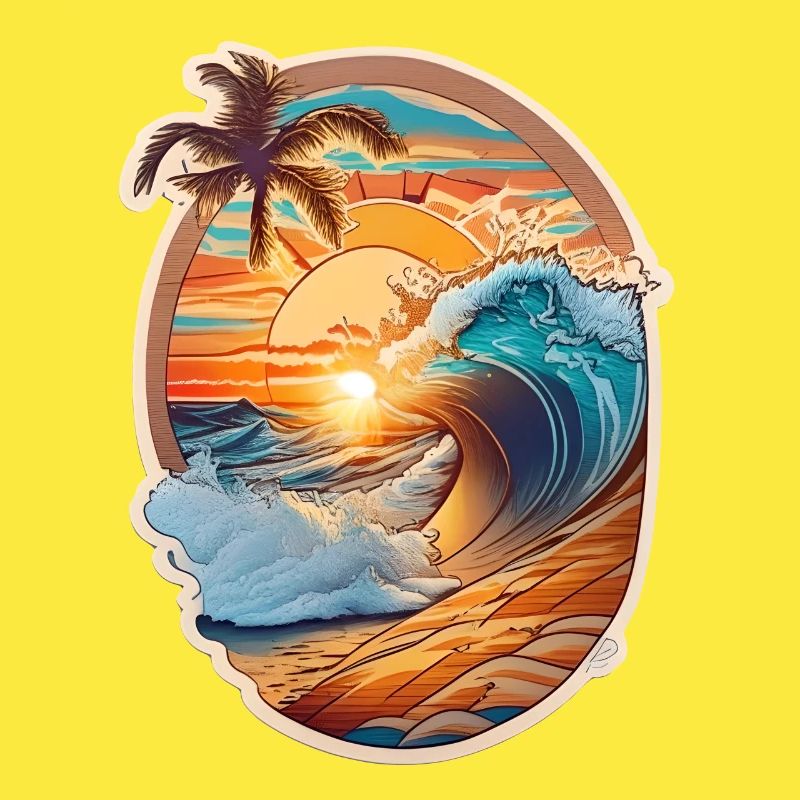 Beach and wave