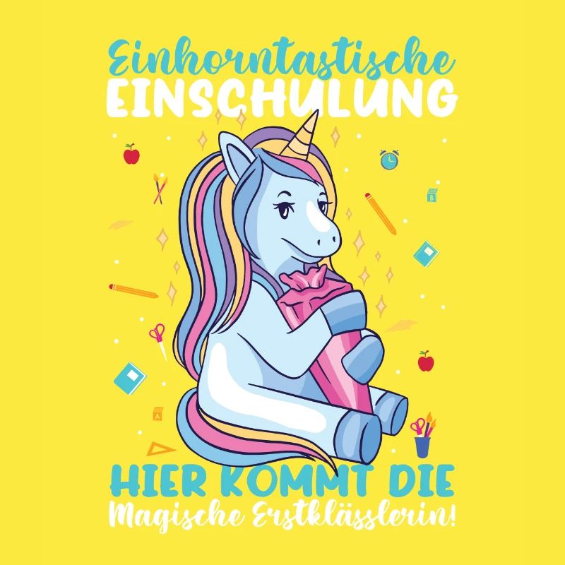 Einhorn Schulkind Geschenk