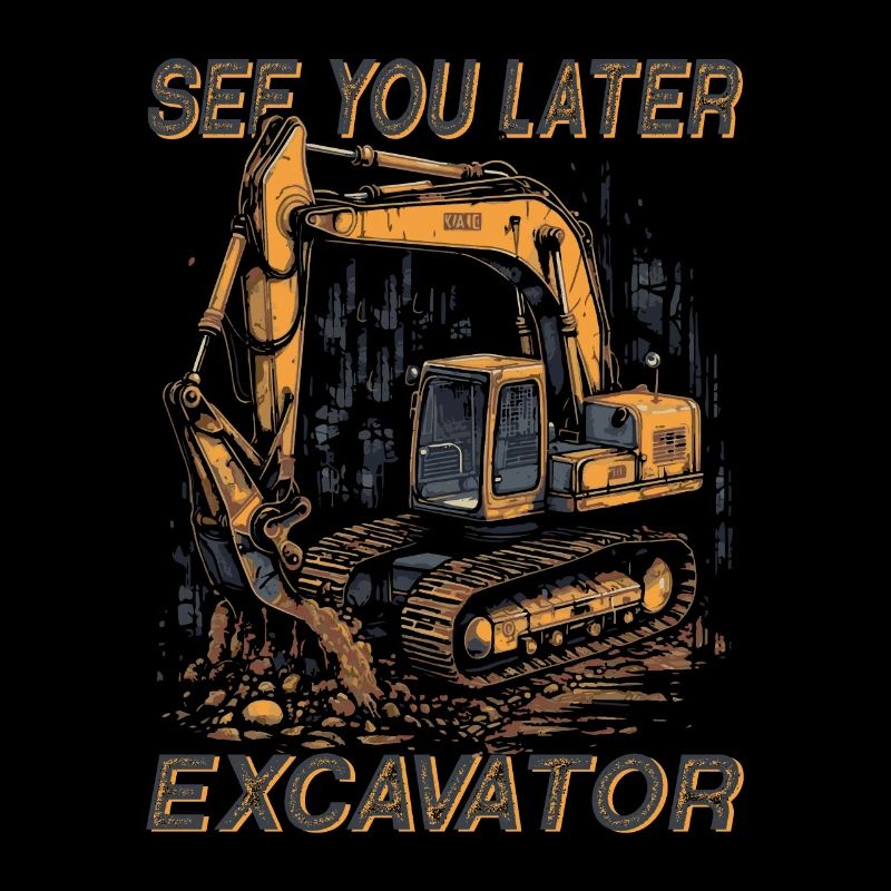 Road construction until later excavators