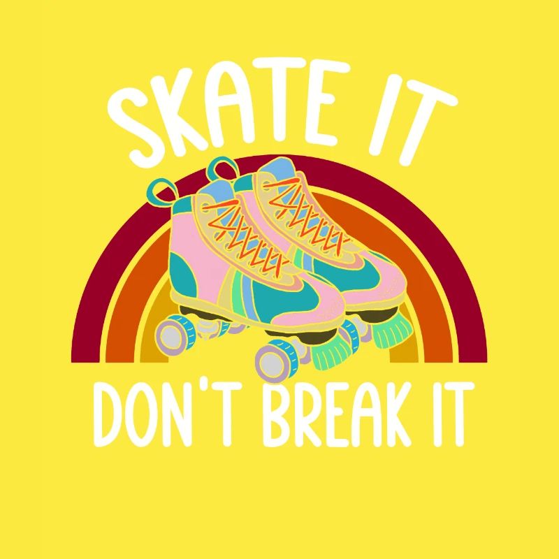 Roller Skates Funny 80s Roller Disco Skating