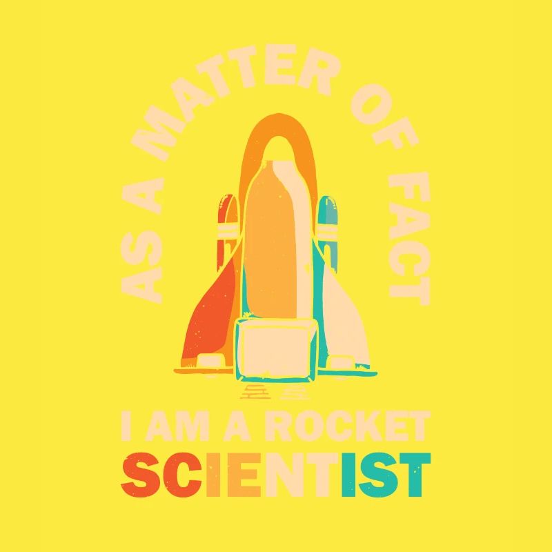 Retro Rocket Scientist Spaceman Space Shuttle