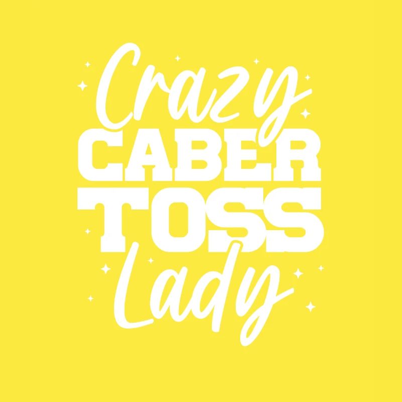 Crazy Caber Toss Lady Tree Trunk Thrower