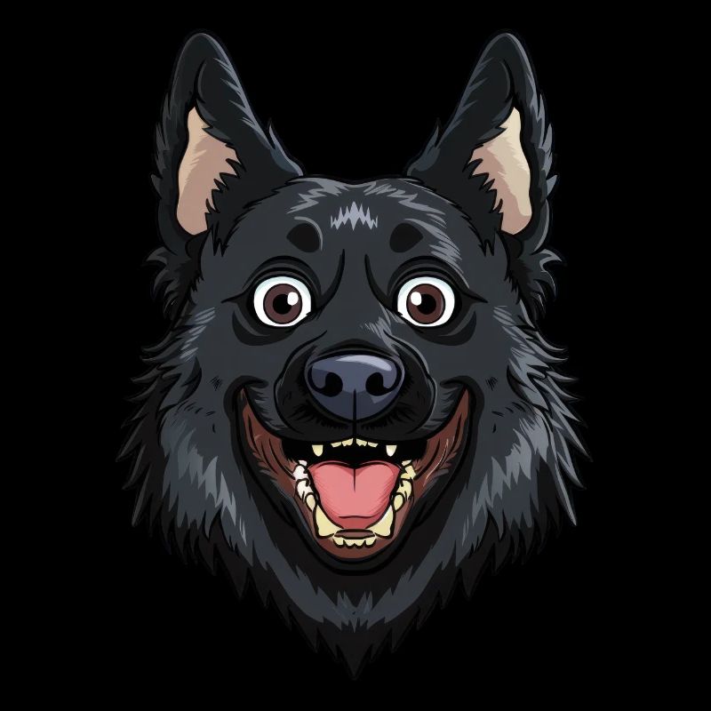 Schipperke | Illustration de dessin animé