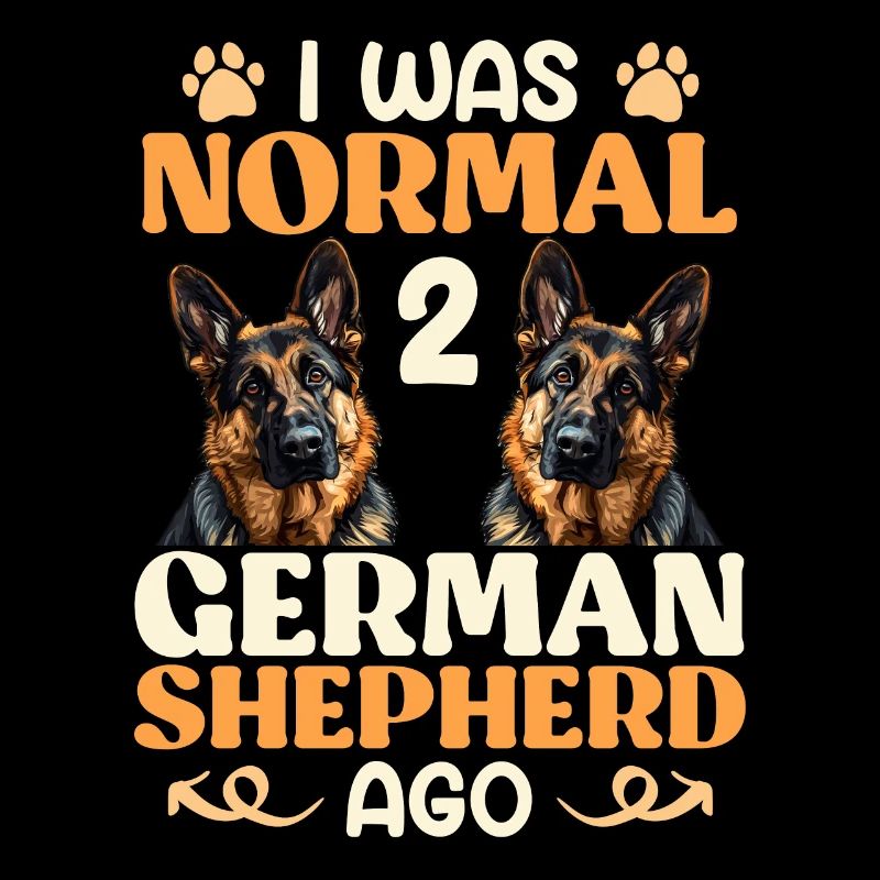 Schäferhund WAS NORMAL 2 GERMAN SHEPHERDS AGO