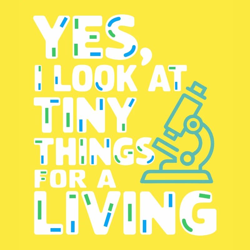Microscope Enthusiast Lab Technician Science