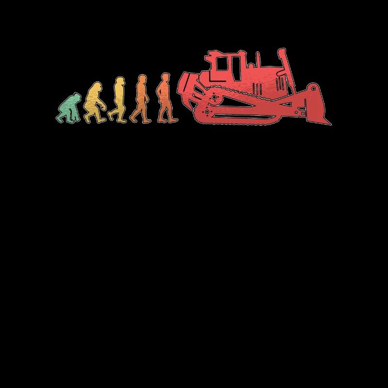 Excavatrice Bulldozer Travailleur de la construction Cadeau