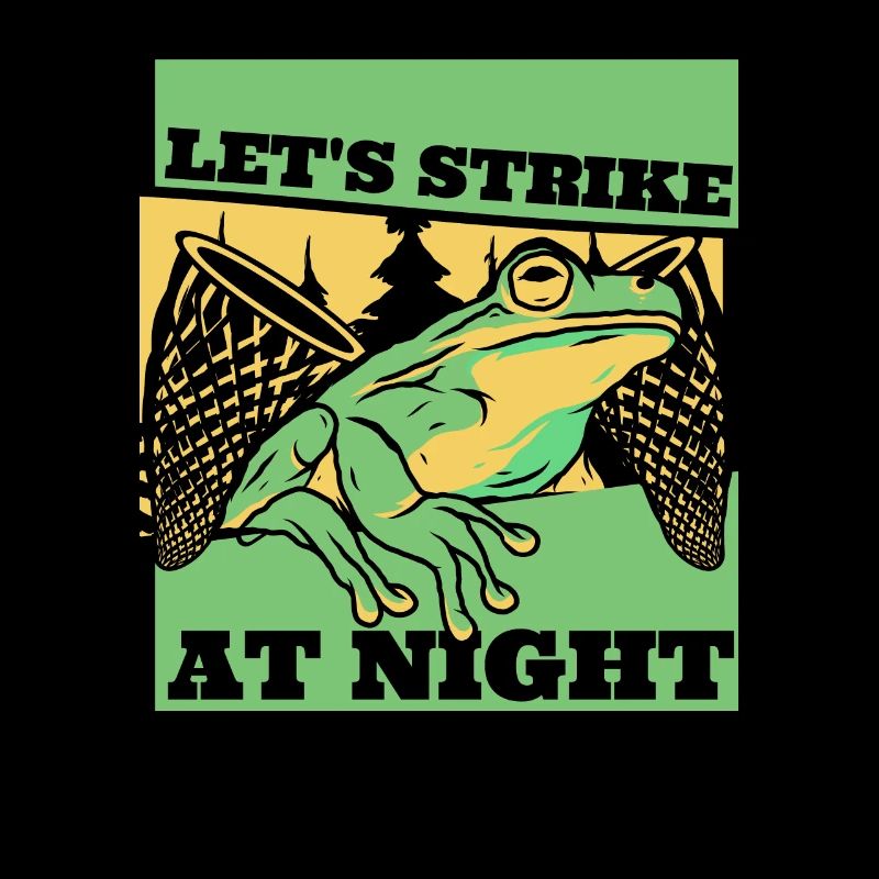 Let's Strike At Night Toad Tadpole Frog