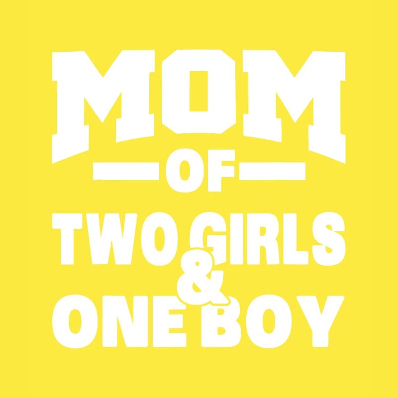 Mutter von zwei Mädchen und einem Jungen Muttertagsgeschenk