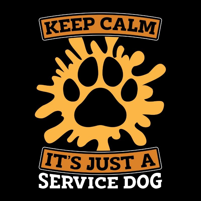 Dresseur de chiens d’assistance Keep Calm C’est juste Trainer