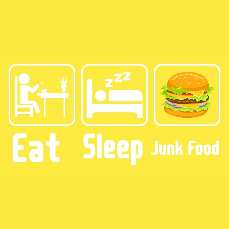 Mangez de la malbouffe de sommeil