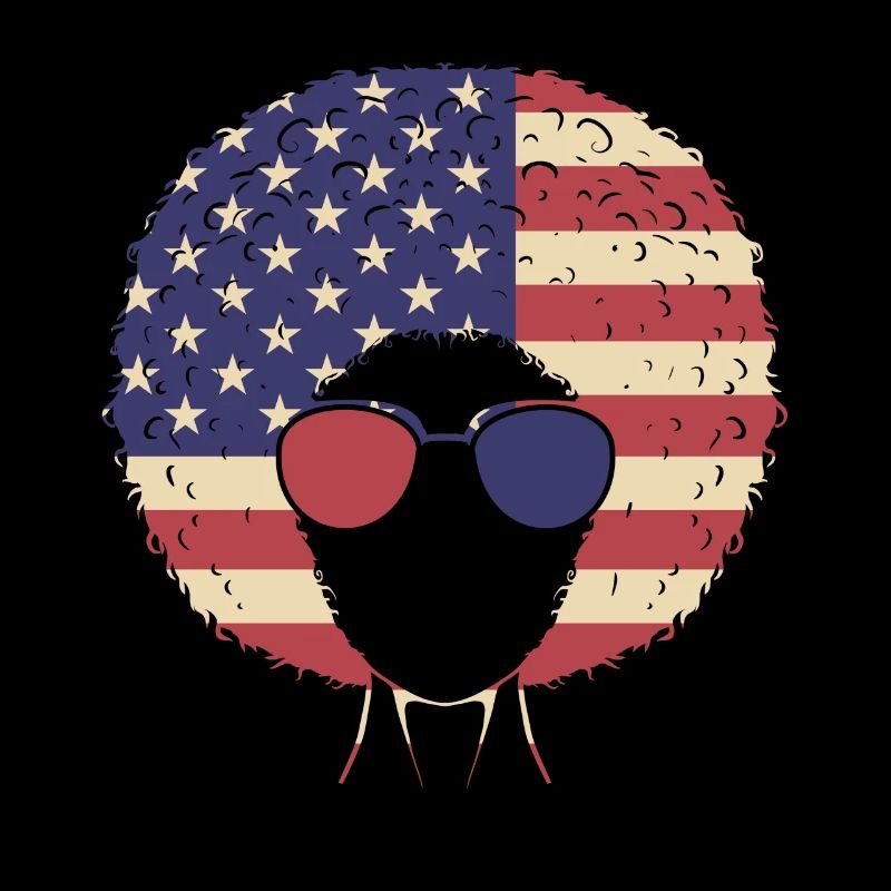 Femmes Drapeau afro-américain