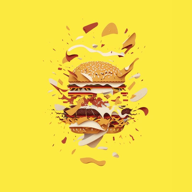 Burger Exploded | Deconstructed Burger
