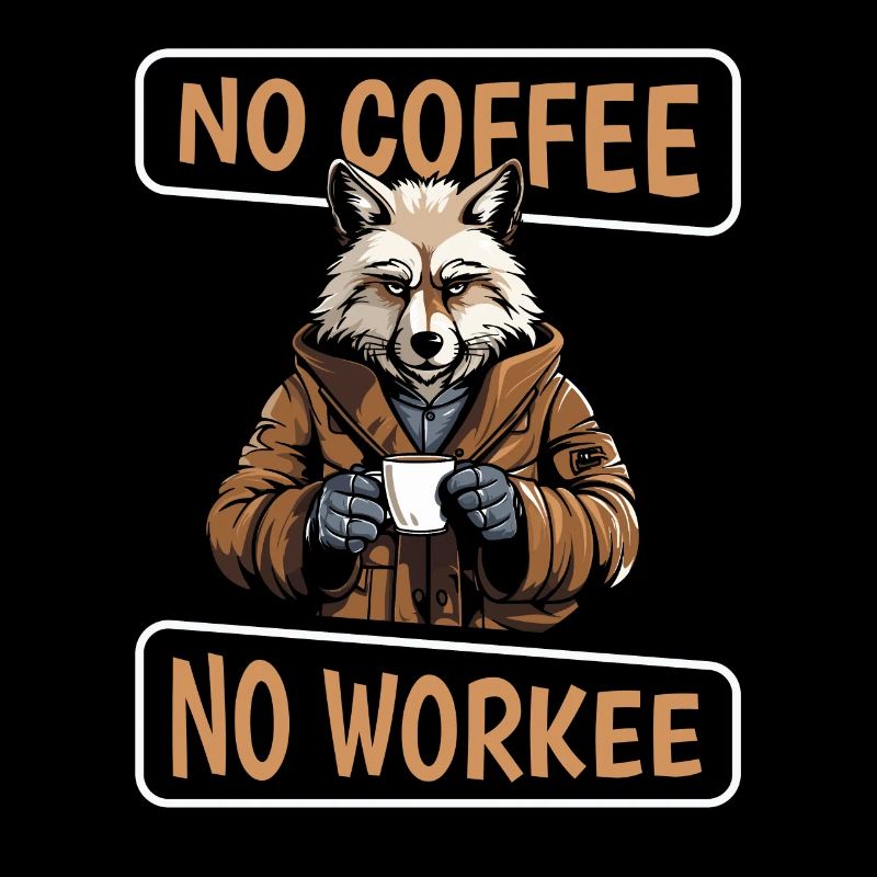 Kaffee Cafe Wolf Pas De Café Pas de Workee