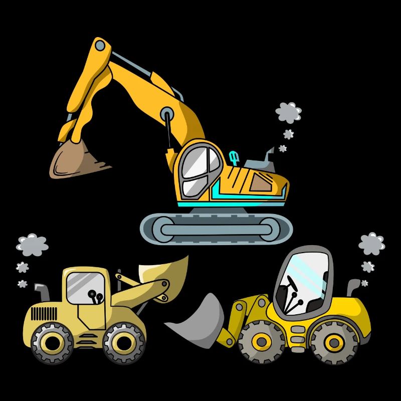 Chantier de construction d’excavatrices