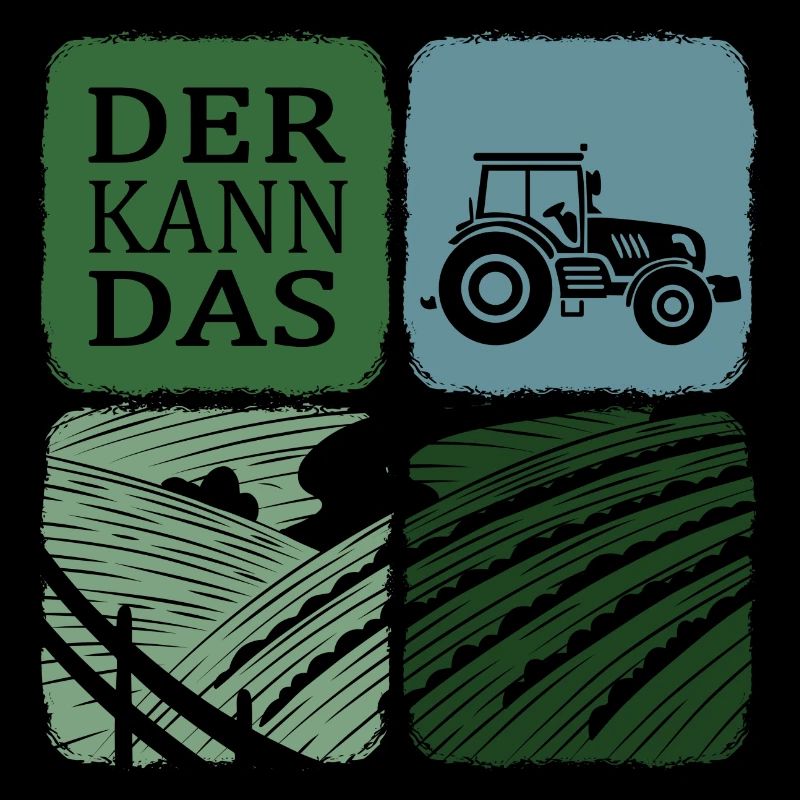 Traktorfahrer Traktor kann das Erntezeit