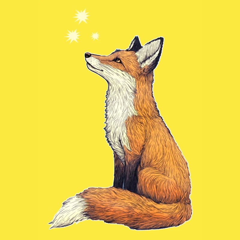 Fuchs mit Sternen
