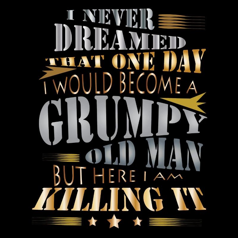 Grumpy old man