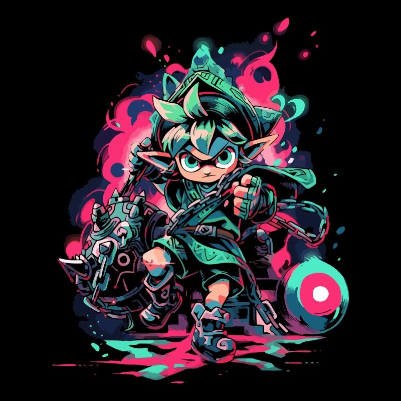 Waldjunge: Legendärer Gaming-Held im coolen Design