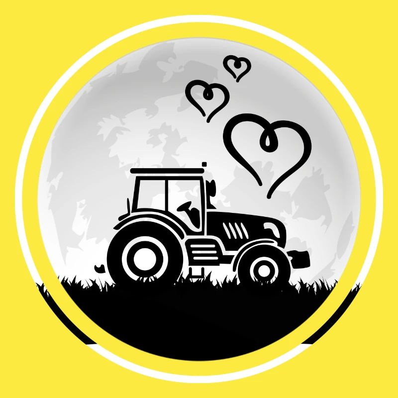 Traktor Traktorfahrer Schlepper "Traktor-Liebe"