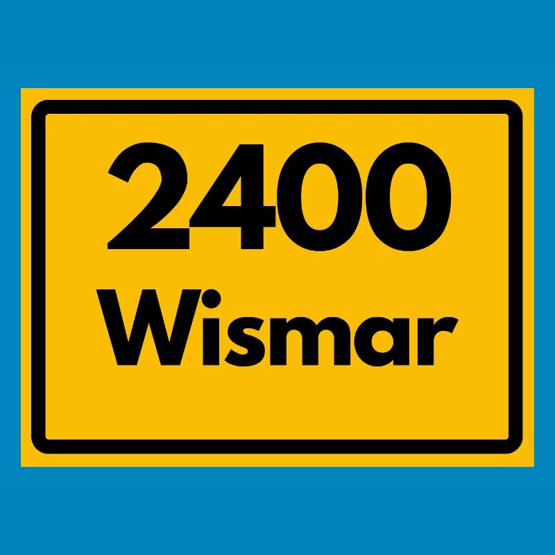 OLD POSTCODE POSTCODE RETRO 2400 WISMAR HEIMAT