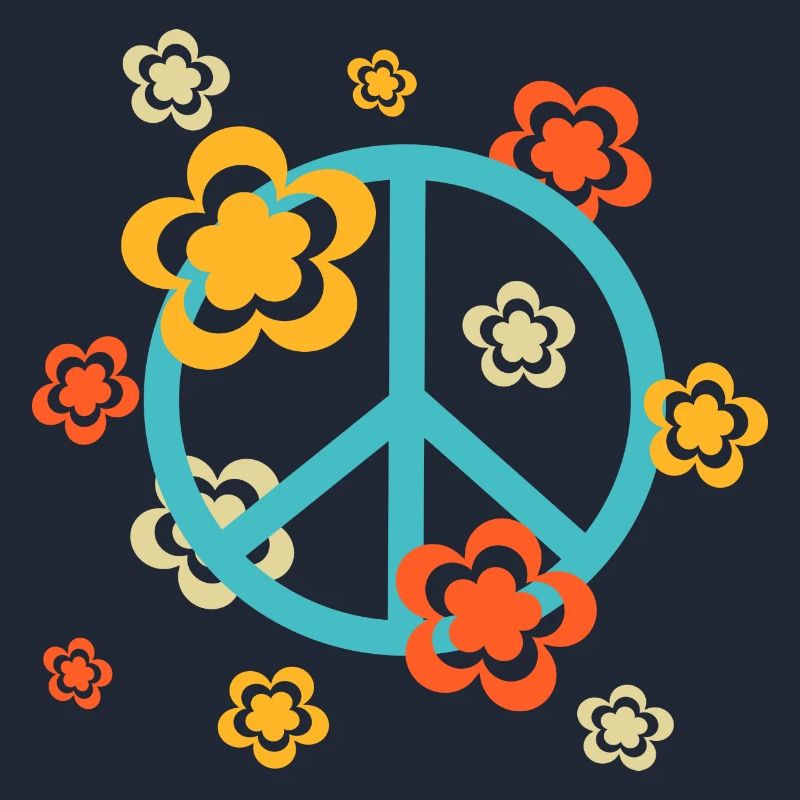 70s Flower Pattern