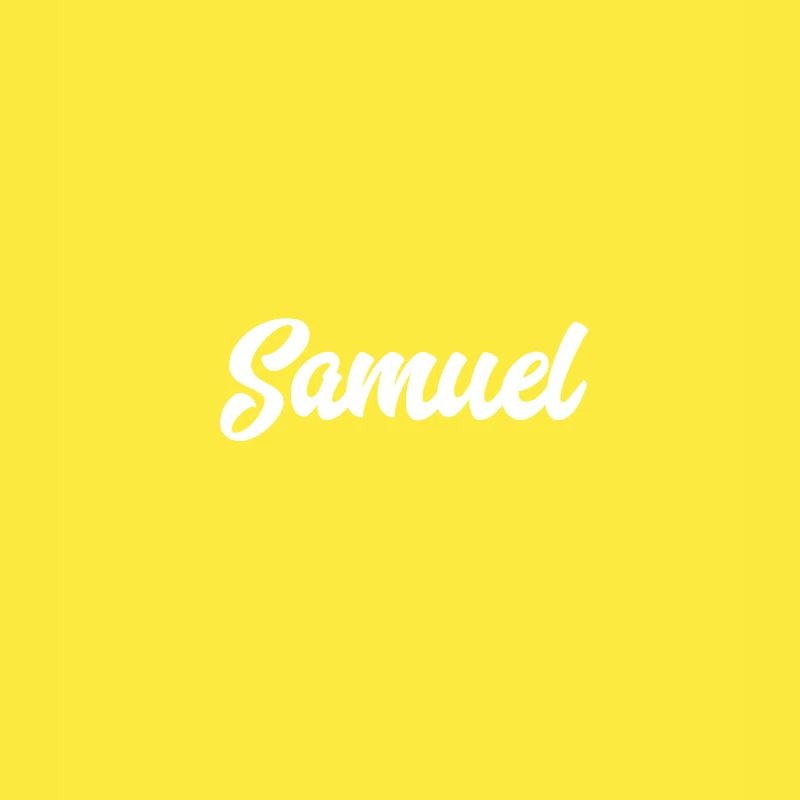 Samuel Custom Text Geburtstagsname