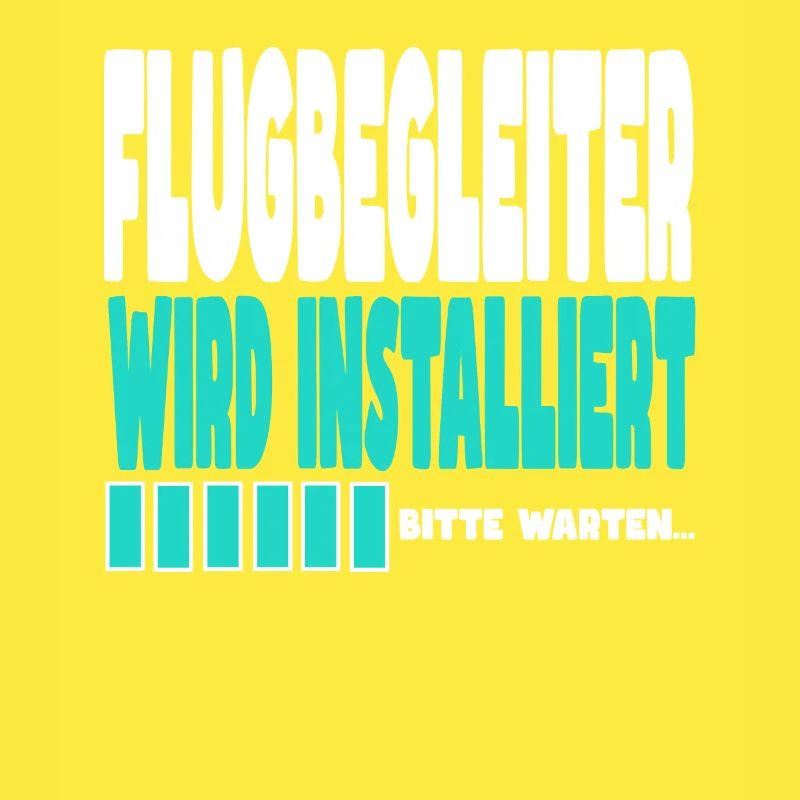 Flugbegleiter wird installiert