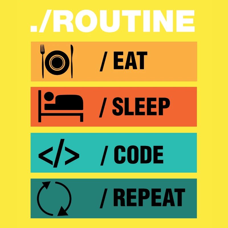 Eat Sleep Code Repeat Programmeur