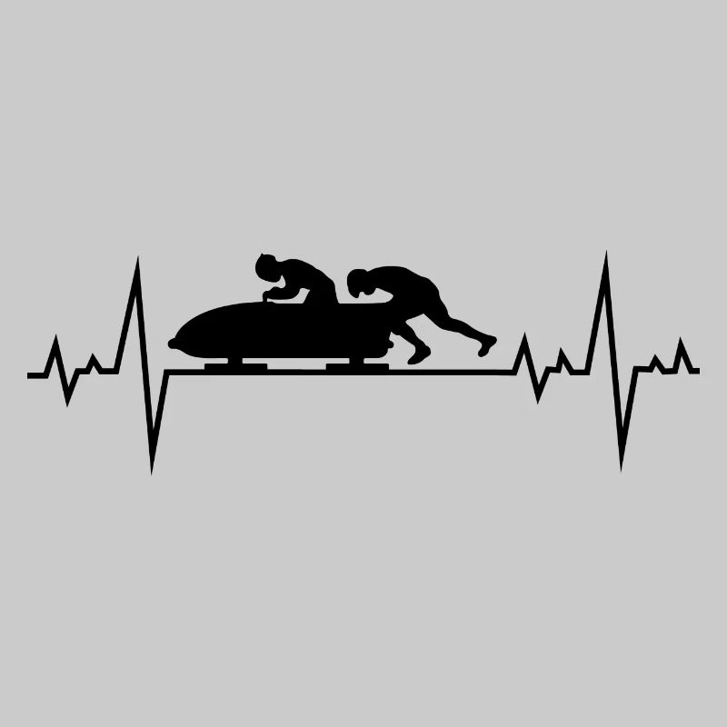 Bobsleigh Bobsled Racing Bobsleighing Heartbeat