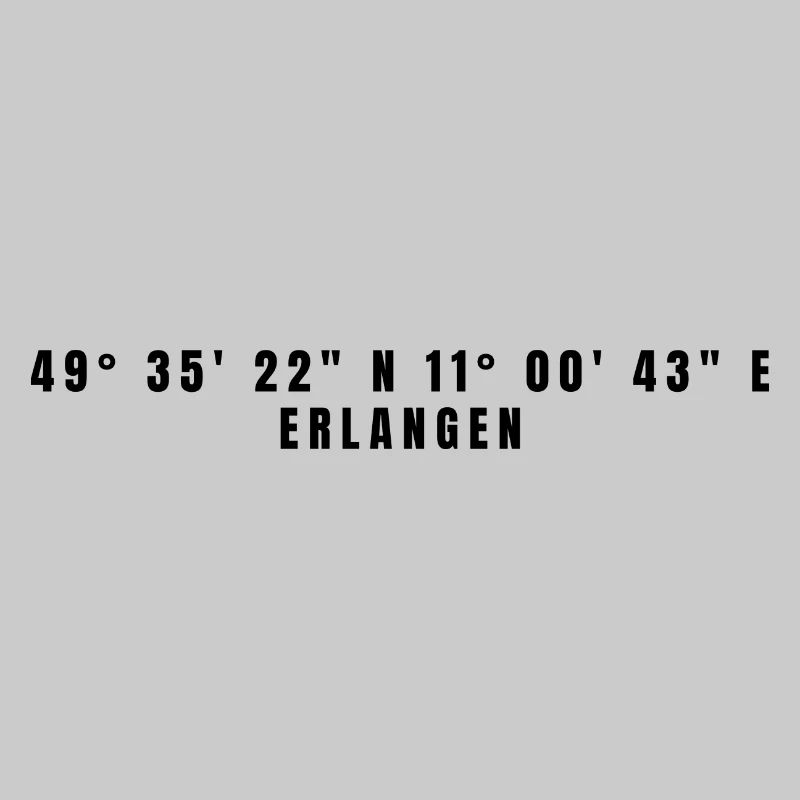 Erlangen Bavaria Coordinates