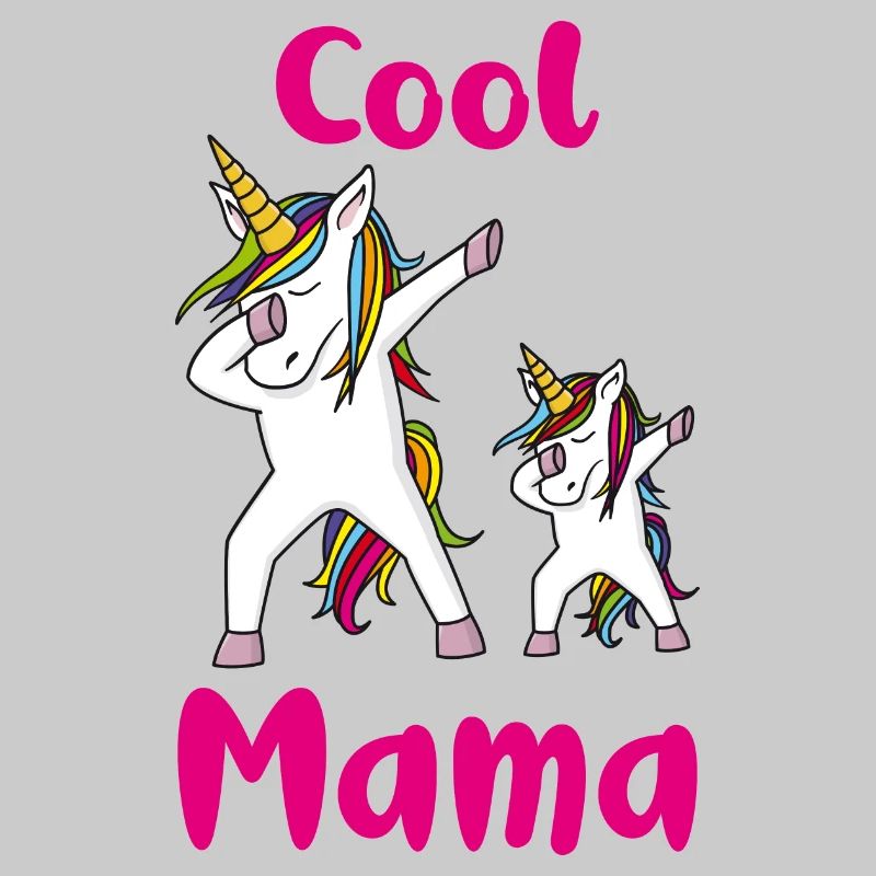 Einhorn mit Kind Cool Mama