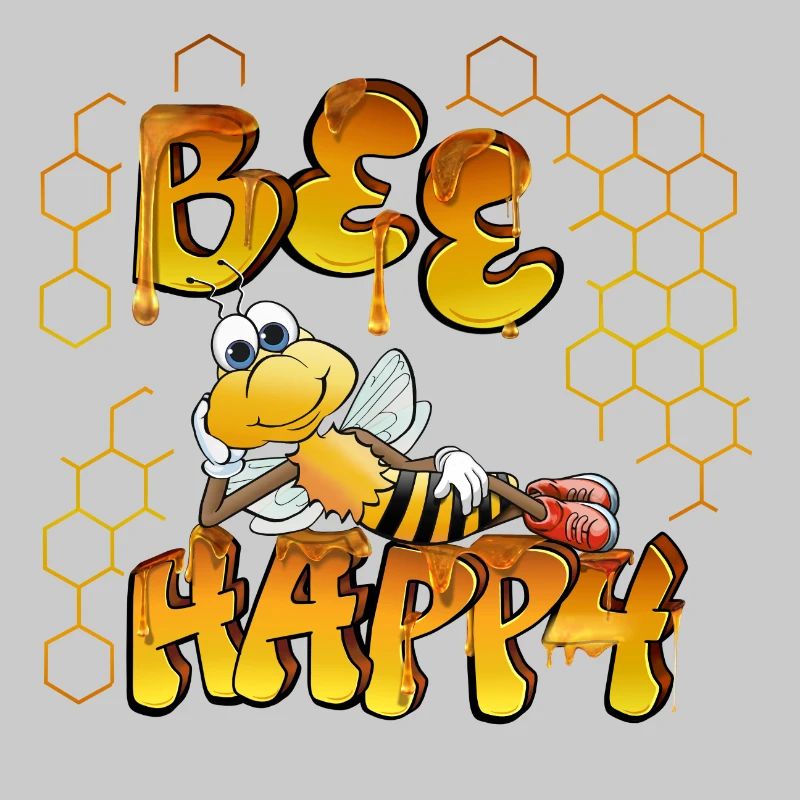 abeille heureuse