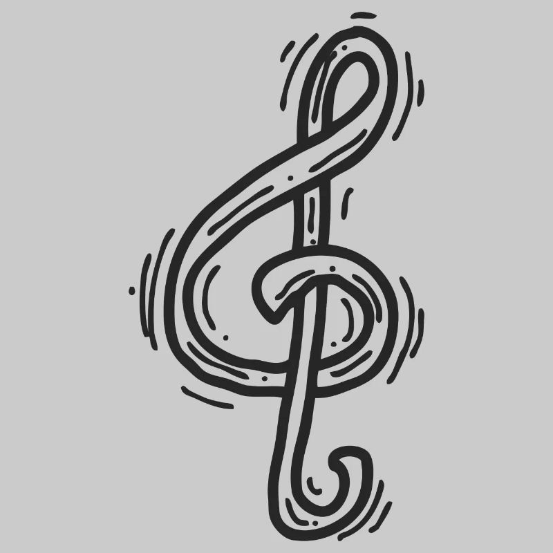Joyful music note