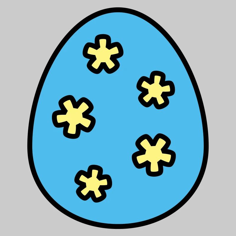 Oeuf de Pâques coloré