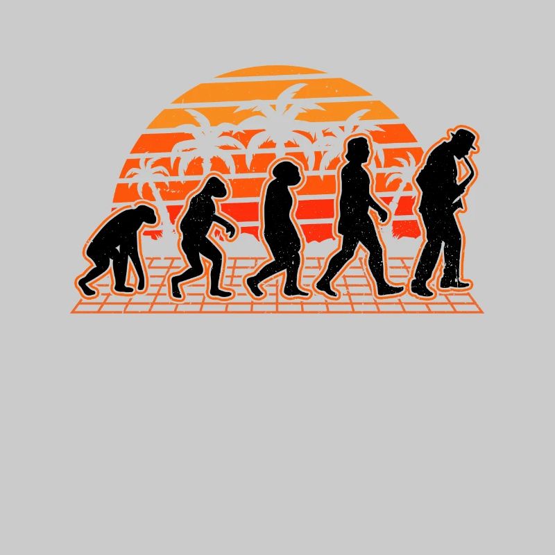 Saxophone Evolution Sunset Saxophonist