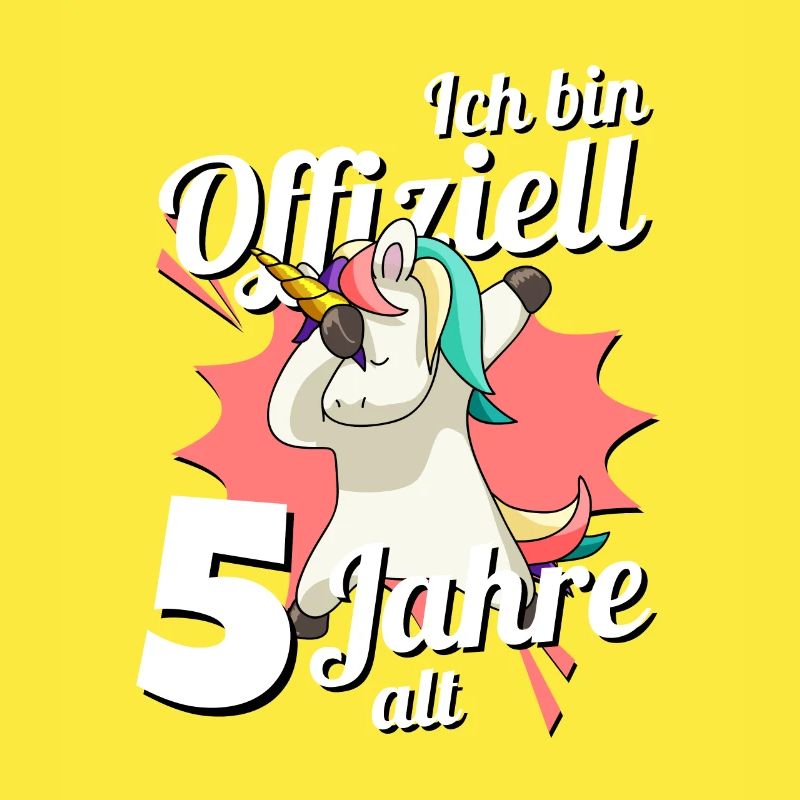 5. Geburtstag Dabbendes Einhorn Kindergeburtstag