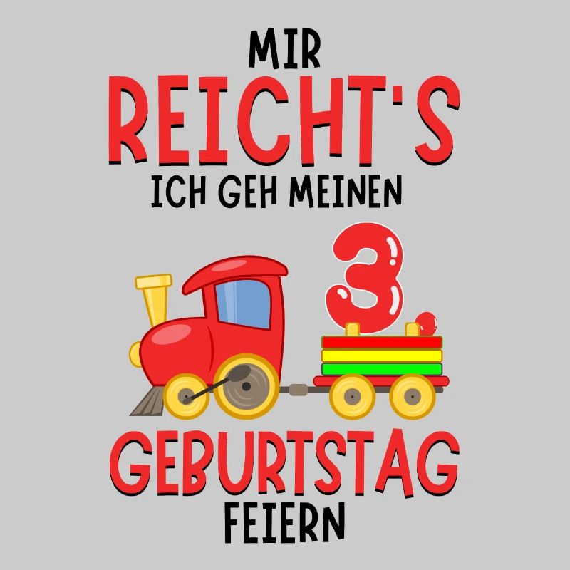 3. Geburtstag Geburtstagsgeschenk mit Eisenbahn