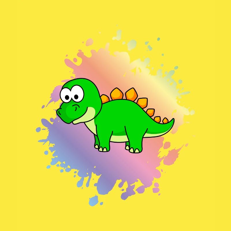 Dinosaur stegosaurus Comic