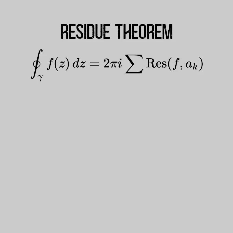 Residue Theorem Mathematical Complex Analysis