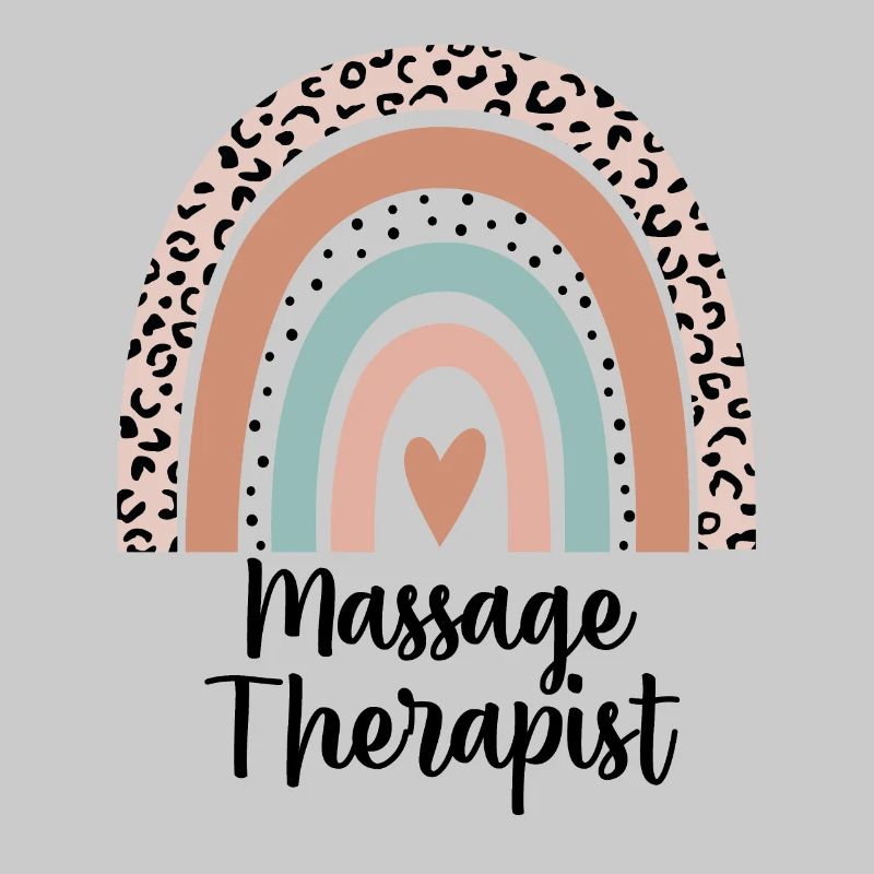Massagetherapeut Regenbogen Leopard Lustiges Geschenk