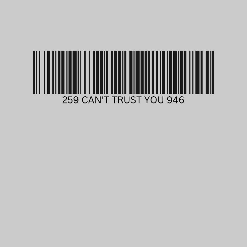 Ich kann dir nicht trauen - Barcode