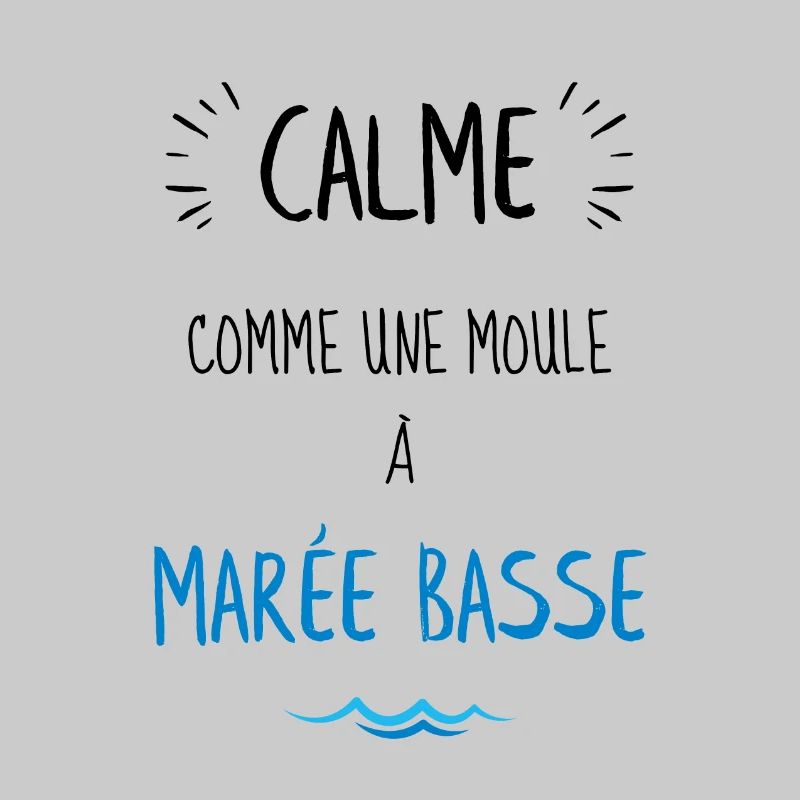 Calme comme une moule à marée basse
