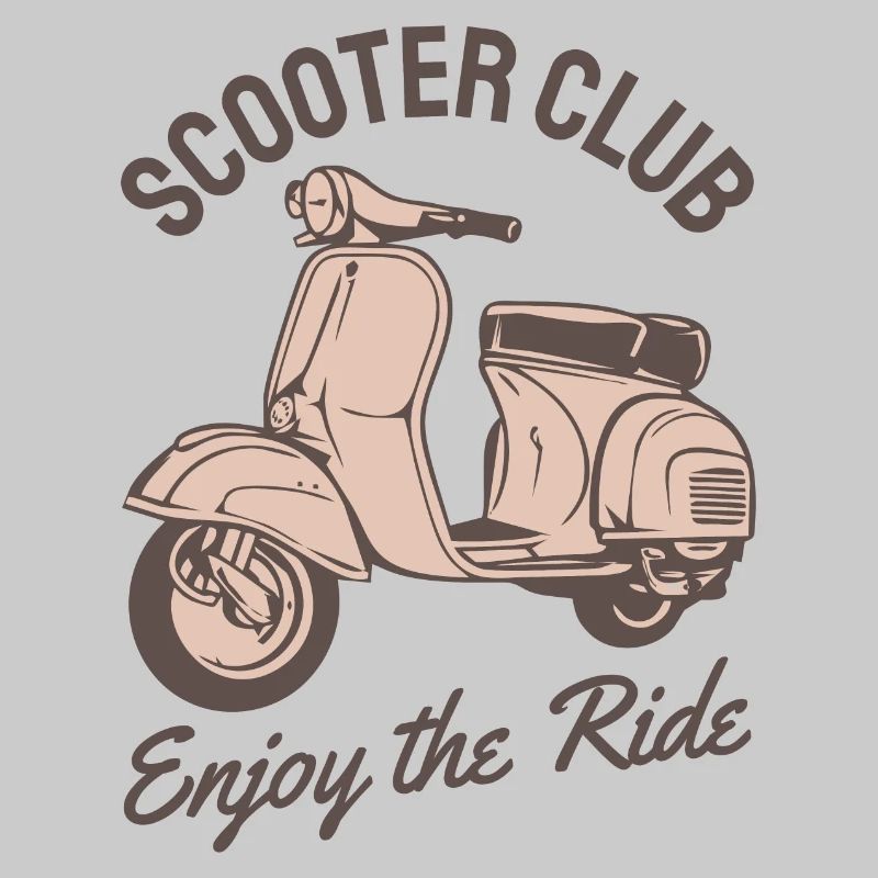 Motorroller Roller Rollerfahrer Geschenk