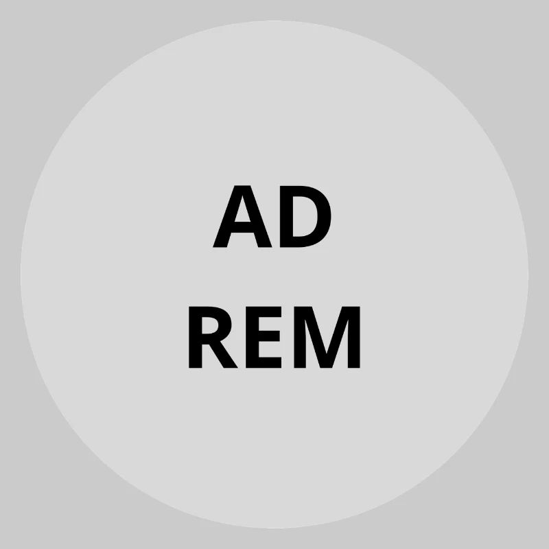 Gray Circle Emblem Text