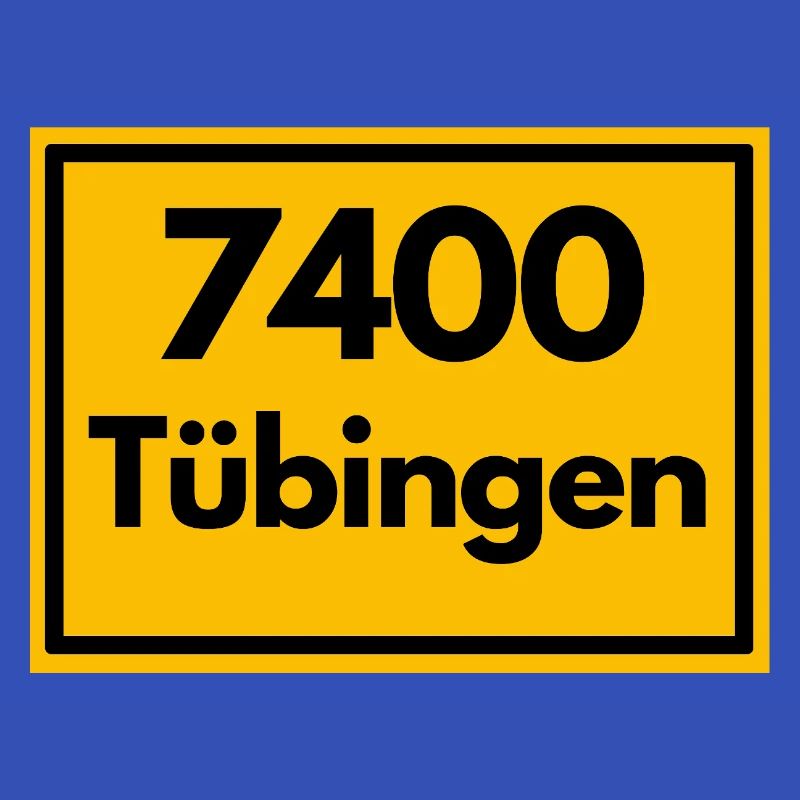 OLD POSTCODE ZIP CODE RETRO 7400 TÜBINGEN - NECKAR