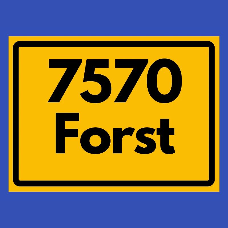 ANCIEN CODE POSTAL RETRO 7570 FORST